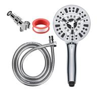 Shower Head and Hose, Handheld Shower, Powerful Water Spray, 10 modos de alta presión, Flexible Bathroom Accessory, Travel, Home Use, Daily Use, Sturdy Construction