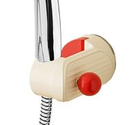 Shower Head Bracket, Adjustable Mount Holder, Waterproof Nozzle Support, 2.36x1.89x4.33 Inches, Strong Wall Attachment for Bathroom Sprayer on Marble, Glass, Tile, Smooth Installation