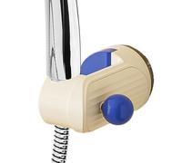 Shower Head Bracket, Suction Shower Holder 2.36x1.89x4.33 inches , Adjustable Waterproof Mount with Strong Wall Grip for Marble Glass Bathroom Surfaces Nozzle Sprayer Positioning and Hands-Free Use