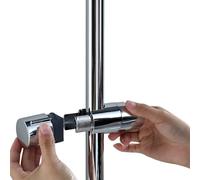 Shower Head Holder - Adjustable Slide Bar Mount, Non Slip Fixed Shower Caddy, Rustproof Bathroom Accessory | 0.71 to 0.98 Inch Diameter Spray Stand, Handheld Showerhead Mounting Kit For Bathtub Wall