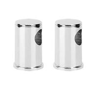 Shower Head Holder Bracket | ABS Electroplated Tarnish - Preventive Design | Universal Shower Rail Bracket for Bathroom/Kitchen/RV | Silver White, 2 - Pack Simple Installation