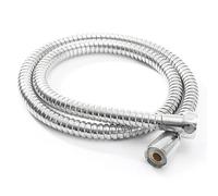 Shower Head Hose, Manguera De Ducha Acero Inoxidable Cromo Plata 1-1,5 M Cabezal Agua Accesorios Baño(1M)