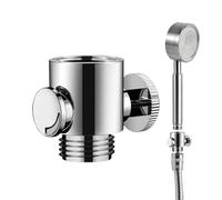 Shower Head Shut-Off Valve - Quick Control Water Stop Valve For Handheld Shoŵer | One-Button Regulating Valvé With Threads | For Bathroom, Easy Install