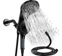 Shower Heads With Handheld Spray Combo High Pressure 2 IN 1 Rainfall Shower Head with 9 Spray Modes Antileak Shower Faucet wi