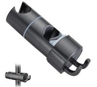 Shower Holder That Requires No Tools for Installation, Adjustable Shower Head Holder for Slide Bar, 360 Degree Rotation Bathroom Sprayer Bracket, for RV Toilet Hotel Gym (gray)