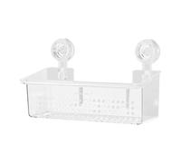 Shower Organizer - Suction Storage Shelf, No Punching Mount, Stable Bathroom Basket Holder | Plasticc Construction System, Space Saving Wall Arrangement Solution for Shampoo Cleaning Supplies