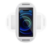 Shower Phone Holder, Suction Wall Cell Phone Stand & Adjustable Rotating Design, Strong Main Feature, Smartphone Mount Category with usage for Bathroom Kitchen Bedroom Dormitory Hotel Indoor Glass