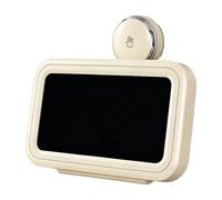 Shower Phone Holder - Waterproof Bathroom Touchscreen Compatible | 360 Degree Rotatable Wall Mount Stand | Adjustable Angle Suction Cup | For Wall Bath Pool Bathtub Inside Splash Door Home Hotel Kiťch