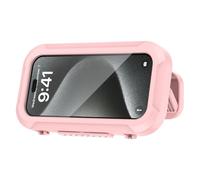 Shower Phone Holder Waterproof - Wall Mount Stand for Hands Free Use | Adjustable Suction with Anti Slip Design, Transparent Cover Protection, Bathroom Accessory for Safe Device 7.8x4.33x1.46 in