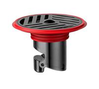 Shower Plughole - Floor Drain Cover | with Stainless Steel Cover, Water Flow Protection, Ideal for Laundry Utility Room, Tub Hose Pan Family Home Basement, 2.68x2.68x1.77inch