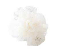 Shower Pouf, Back Scrubber Combo, 5.51x19.29inches, Washcloth Towel with Suction Cup, Bath Puff Ball for Skin Renewal, Deep Body Cleansing, and Daily Shower or Spa Use