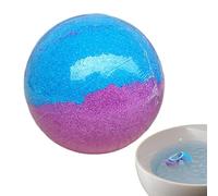 Shower Salt Ball, Body Cleansing Gadget Fine Bubble Bath Ball with Bracelet Included Skin Cleansing Bath Accessory, for Boys Girls Children Home Bathroom Dorm Travel Birthday Gift Use
