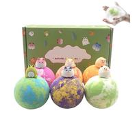 Shower Salt Balls | Underwater Gadgets 6 Pieces Animal Theme | Bathtub Salt Balls and Inside Girls Young Child Pool Beach Water Park Home Travel