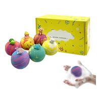 Shower Salt Balls | Underwater Gadgets 6 Pieces Animal Theme | Bathtub Salt Balls and Inside Girls Young Child Pool Beach Water Park Home Travel