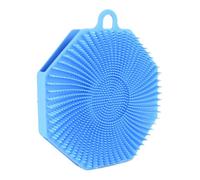 Shower Scrubber, Silicone Bath Sponges, Comfortable Grip Ergonomic Handle Bathing Accessories Loofahs Gentle Scrub Body Skin Exfoliator for Women Men Kids