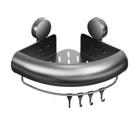 Shower Shelves - Rustproof Suction Cup Wall Organizer, Multi Layer Corner Rack, Waterproof Space Saver Shelf, Easy Install Storage Unit | for Home Bathroom Kitchen Accessories Shampoo Tools Body Wash