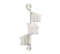 Shower Shelves Suction Cup - Shower Organizer Suction Storage Rack | Contenedor de diseño de ahorro de espacio con , giratoria sin taladro titular para baño inodoro esponja cepillo de