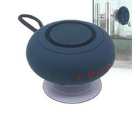 Shower Speaker, Waterproof Audio Device, 3.54x3.54x1.89in Suction Cup Subwoofer, Stereo Bass Output, Portable Compact for Bathroom, Kitchen, Travel, Outdoor, Poolside