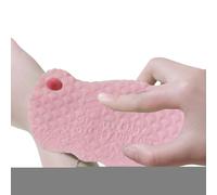 Shower Sponge, Dead Skin Remover, Intimate Wash Scrubber, Rich Lathering Bubble, Pre Shave Prep Smoothness, Beauty Bath Accessory, Pink Extra Large Size Body Cleaning Foam Rich Texture