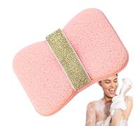 Shower Sponge, Soap Saver, 4.72x3.35x0.79 Inches, Shower Cleaning Scrubber, Soft Mesh Body Washer, Boosting Skin Care Tool for Bathroom, Travel, Camping, Washing, Home, Spa, Dorm