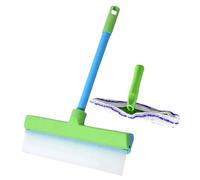 Shower Squeegee for Glass Doors, Recyclable Silicone Window Squeegee Kit, Professional Scraper, Ergonomic Grip, Streak-Free Cleaning, Perfect for Bathroom, Car, Mirror, Kitchen, Floors, 30x17x7.5cm