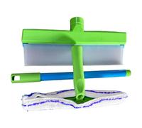 Shower Squeegee to Glass Doors, Recyclable Silicone Window Wiper, 11.81x6.69x2.95 Inches Professional Scraper Tool for Bathroom Mirror, Car Windshield, Kitchen Walls, Household Floors