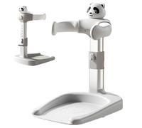 Shower Stand, Baby Standing Support for Bath Time, Foldable Anti-Slip Adjustable Shower Stand with Safety Features, Ideal for 0-36 Months Toddler, Home Bathroom Use, Bathing Aid
