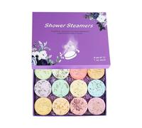 Shower Steamers Aromatherapy - 12 Piece Slow-Release Scented Bath Tablets | Relaxing Shower Aromatherapy Sheets for Women Men Ladies Girlfriend Wife Mother's Day Birthday Christmas Home Dorm