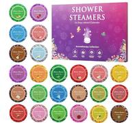 Shower Steamers - Aromatherapy Fragrance, Christmas Advent Bath Set | Countdown Christmas Bubble Bath for Women Her Girlfriend Mom Dad Adult Husband Family