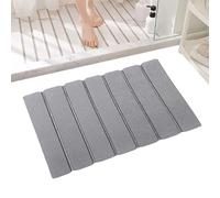 Shower Stone Bath Mat - Diatomaceous Earth Shower Mat, 30x40x0.9cm Absorbent Kitchen Floor Mats | Bath Tub Drying Pad | Anti-Slip Quick Drying Foldable Floor Mats For Bathroom, Kitchen, Tub