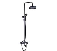 Shower System Antique Bronze Shower Faucet Set with Swivel Tub Spout Shower Combo Set with Handheld Sprayer and 8\