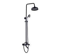 Shower System Antique Bronze Shower Faucet Set with Swivel Tub Spout Shower Combo Set with Handheld Sprayer and 8\