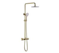 Shower System Wall Mounted Adjustable Shower Faucet Set with Waterfall Tub Spout Shower Combo Set with 9\