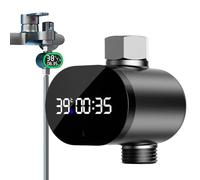 Shower Temperature Monitor - Precision LED Digital Water Thermometer, Real Time Display Bathroom Water Temperature Gauge for Bathroom Kitchen Hotel Gym Swimming Pool Spa Daycare Use