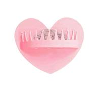 Shower Wall Hair Catcher - Heart Shape Suction Cup Bathtub Trap | Silicone Waterproof Wall-Mounted Hair Strainer, Easy Drain Strands Filter, Bathroom Sink Shower Home Hotel Strands Collector