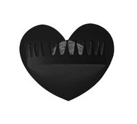 Shower Wall Hair Catcher - Heart Shape Suction Cup Bathtub Trap | Silicone Waterproof Wall-Mounted Hair Strainer, Easy Drain Strands Filter, Bathroom Sink Shower Home Hotel Strands Collector