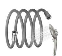 Shower Wand Hose - Showerhead Supplies,Shower Wand Extension Hose | for Landlords Hotel Basement Homeowners Renters Home Apartment Vacation Travel Toilet Guest Room