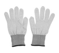 SHOWERORO 1 par de guantes para envoltura de vinilo para carrocería de automóviles - Herramienta de aplicación antiestática, guantes de trabajo de microfibra para jardín y hogar, color gris.