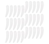SHOWERORO 100 Cucharas Dosificadoras para Crema Facial de Cerámica Aplicador para Contorno de Ojos y Esencias Adecuado para Cuidado Piel y Viaje Herramientas Cosméticas Prácticas