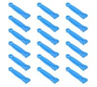 SHOWERORO 100 piezas Abrazaderas Desechables para Cordón Umbilical de Animales Pequeños Unidades Diseño Antideslizante para Evitar Hemorragias Nacimientos de Ganado Corderos Lechones y