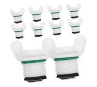 SHOWERORO 10piezas Arandelas De Repuesto Para Tapones De Bolsas De Agua Caliente Tapas Pequeñas Prueba De Fugas y Duraderas