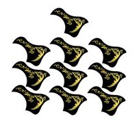 SHOWERORO 10piezas Golpeadores De Guitarra Para Folk Protector De Placa De Guitarra Acústica Accesorios De Instrumento Musical Anti-rayas Diseño De Pájaro Pack