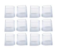 SHOWERORO 12 Piezas Protectores Talón Tacones Altos Transparentes Antideslizantes Cubre Tacón PVC Duradero Reduce Ruido y Mejora Tracción para Eventos al Aire y Pisos Irregulares