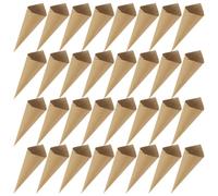 SHOWERORO 120 Conos de Confeti de Papel para Bodas, Resistentes Blanco, Ideales para Lanzar Pétalos en Ceremonias y Fiestas de Despedida de Soltera