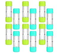 SHOWERORO 12piezas Estuche para Lentes de Contacto de Bolsillo Estuche Portátil para Lentes de Contacto para Viajes Unidades Material Resistente