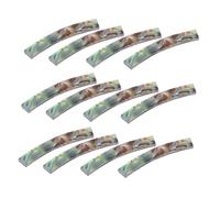 SHOWERORO 12piezas Incrustaciones Para Sonido De Guitarra Decoraciones De Abulón Para Guitarras Acústicas Diseño Creativo y Duradero Para Personalizar Tu Instrumento