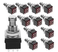 SHOWERORO 12piezas Pedales Para Guitarra Eléctrica Pedales Metálicos Pedal Musical Botones De Pedal Para