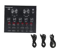 SHOWERORO 1juego Consola De Sonido Profesional Transmisiones Mezclador De Audio Tarjeta De Sonido Compatible Móviles y Pcs Para Ktv y Streaming Directo