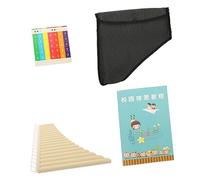 SHOWERORO 1juego Flauta De Pan Profesional Clave c Tubos Para Principiantes y Actuaciones Musicales