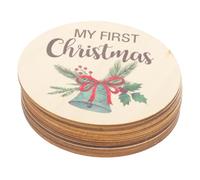 SHOWERORO 1juego Tarjetas De Madera Para De Decorativo Para Capturar Momentos Especiales El Primer Año